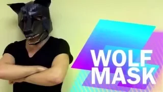 How to make Wolf Mask from paper | DIY | Handmade