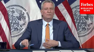NYC Mayor Holds Press Briefing As Delta Variant Causes Covid Cases To Creep Up