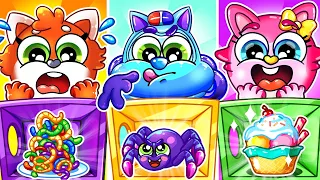 What's In The Mystery Box?🤩Hungry Monster Boxes Song🚑 Nursery Rhymes & Kids Songs By Kiddy Cars