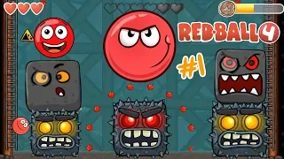 La Bolita Roja contra los Jefes | Juego para niños Red Ball 4 | Juegos Infantiles para niños