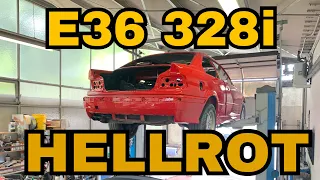 E36 328i Coupe Hellrot | Die Restauration