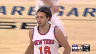 2015-11-08 NBA RS Sasha Vujacic vs Los Angeles Lakers