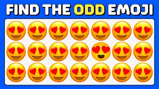 FIND THE ODD EMOJI OUT to Beast this Quiz! | Odd One Out Puzzle | Find The Odd Emoji Quizzes