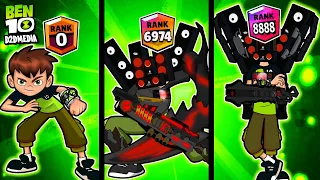 Brawl Stars Rank Up Skibidi "Evolution of Titan Speakerman" | Ben 10 Skibidi Toilet #46 Fanmade