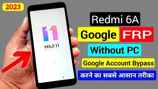 Redmi 6a frp bypass | redmi 6a frp bypass miui 11 |mi 6a from bypass |google account bypass redmi 6a