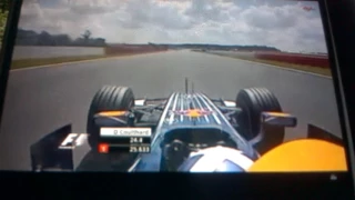 david coulthard onboard lap gran bretaña 2008