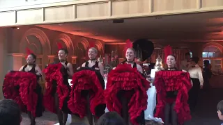 Classic Can-Can performance at the San Francisco Ferry Building