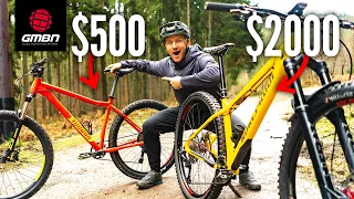 $500 vs $2000 Hardtail Mountain Bike