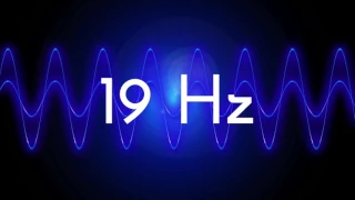 19 Hz clean sine wave BASS TEST TONE frequency