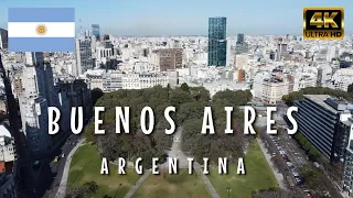 Welcome to Argentina: BUENOS AIRES 🇦🇷 | Drone Flight & Street Tour [4K]