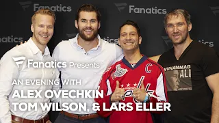 Alex Ovechkin, Tom Wilson, Lars Eller Stanley Cup chalk talk with Caps fans | Fanatics Presents