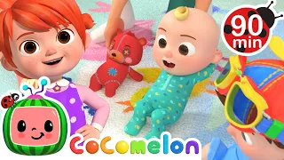 Exercise, Eat, and Stay Clean with Family Fun! | Cocomelon 90 MINS | Moonbug Kids - Cartoons & Toys