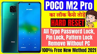 POCO M2 Pro Hard Reset ll All Type Pin Lock, Password Lock, Pattern Lock Remove Without PC 100% Free