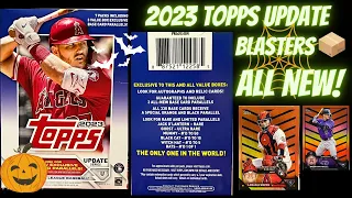 ⚾️ ALL NEW! 🎉 2023 Topps Update Blaster Boxes Orange/Black Parallel & Halloween Chase Cards!
