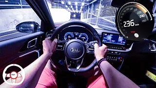 2021 KIA Ceed GT 204HP NIGHT POV DRIVE Onboard