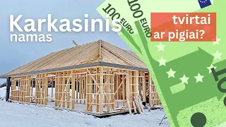 Karkasinis namas | statyba žiemą #1. Konstrukcijos