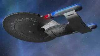 Enterprise-D vs Romulan Warbird