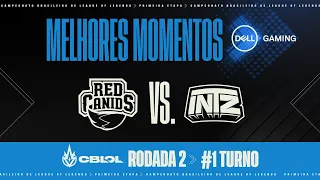 CBLOL 2021: 1ª Etapa - Fase de Pontos | Melhores Momentos (RED) x (ITZ) (1º Turno) - by Dell Gaming