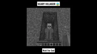 Story of HORROR Villager in Minecraft 😱 | #shorts #minecraft #scary