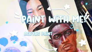 Paint with me | Acrylic paint in my Sketchbook