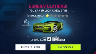 Unlocking&Starrring up Citröen GT with end of chapter 4