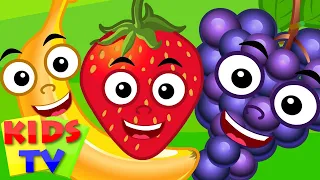five little fruits | kids TV | fruits song | original nursery rhymes for children
