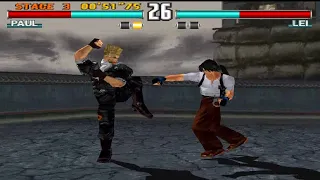 Tekken 3 Paul with Lei Moves Arcade