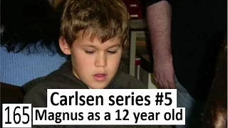 Magnus Carlsen as a 12 year old