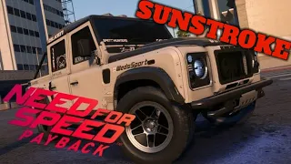 NEED FOR SPEED PAYBACK : SUNSTROKE RACE GAMEPLAY || LAND ROVER DEFENDER 110 CAR DRIVE ||