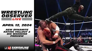 2024-04-12 Wrestling Observer Live: AEW Dynamite rating fallout & big weekend preview