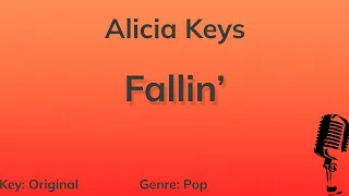 Fallin' - Alicia Keys (Piano Karaoke)