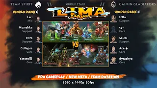 Team Spirit vs Gaimin Gladiators (game1) | Lima Major 2023 | Main Event | Group Stage [Bo2]