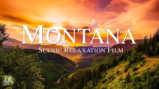 Montana 4K Scenic Relaxation Film | Montana Drone Video | Glacier National Park