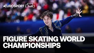 Shoma Uno wins free skate to claim men's Gold at World Figure Skating Championships | Eurosport