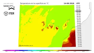 Canary Islands Temperature forecast: 2018-08-13