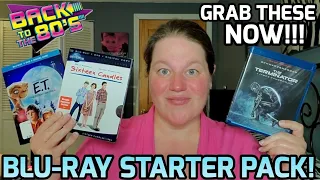 BLU-RAY STARTER PACK FOR BEGINNER COLLECTORS! *80s movies that you need to have now!*