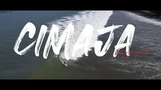 the waves before the big swell comes || drone view || wesjava , 2022