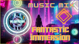 BLUE NEON Fantastic immersion #blue #neon #music #cyberpunkvibes