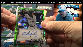 2021 Bowman Chrome HTA Choice Baseball Card 12 Box Case Break #3   Sports Cards