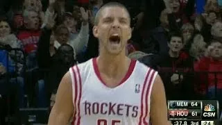 Chandler Parsons hits 10 straight three-pointers in ONE HALF!
