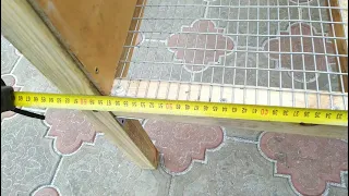 Cage for outdoor rabbits (section for 2 rabbits)