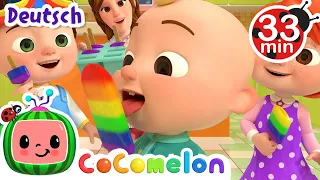 Buntes Eis am Stiel | CoComelon Deutsch | Cartoons und Kinderlieder