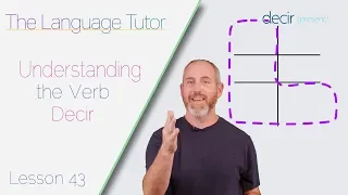 Understanding the Verb 'Decir' | The Language Tutor  *Lesson 43*