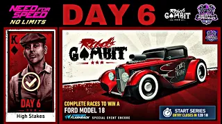NFS NO LIMITS | DAY 6 - WINNING + TIPS - FORD MODEL 18 | REBEL'S GAMBIT EVENT