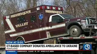 Local company donates ambulance to Ukraine