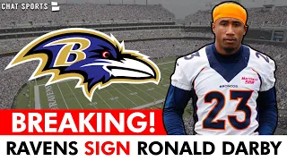 Baltimore Ravens Sign CB Ronald Darby Before NFL Preseason Week 2 | Ravens News & INSTANT REACTION