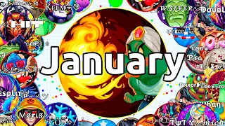 BEST AGARIO GAMEPLAYS & MOMENTS OF JANUARY 2023 ( Agar.io Solo & Team Compilation )