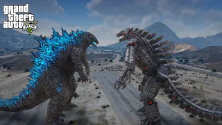 GTA 5 - Godzilla VS Mechagodzilla