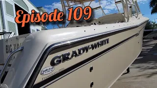 A Visit To A Tiara 43 & A Grady White 285 - Episode 109 #Lenco #Battery