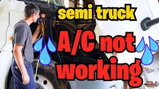 A/C not working & A/C not cooling - How to diagnose A/C issue on semi trucks?
